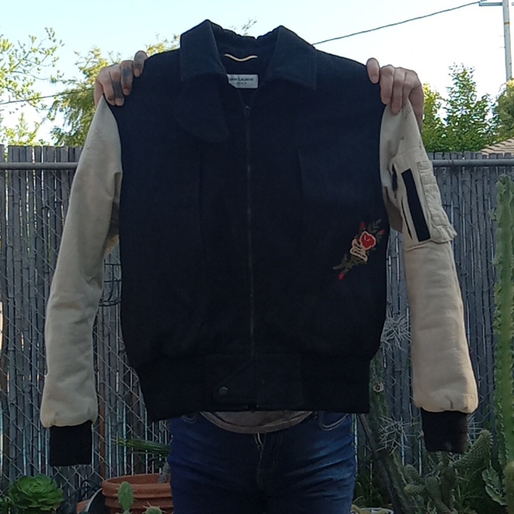 Saint Laurent letterman jacket